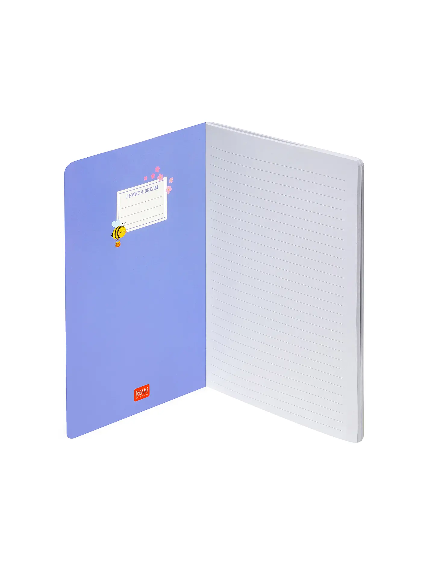 LEGAMI | Liniertes Notizbuch - Large - B5-Format Bee | 